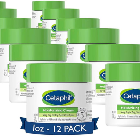 Cetaphil Face & Body Moisturizer, Hydrating Moisturizing Cream for Dry to Very Dry, Sensitive Skin, NEW 20 oz, Fragrance Free, Non-Comedogenic, Non-Greasy (Packaging May Vary)
