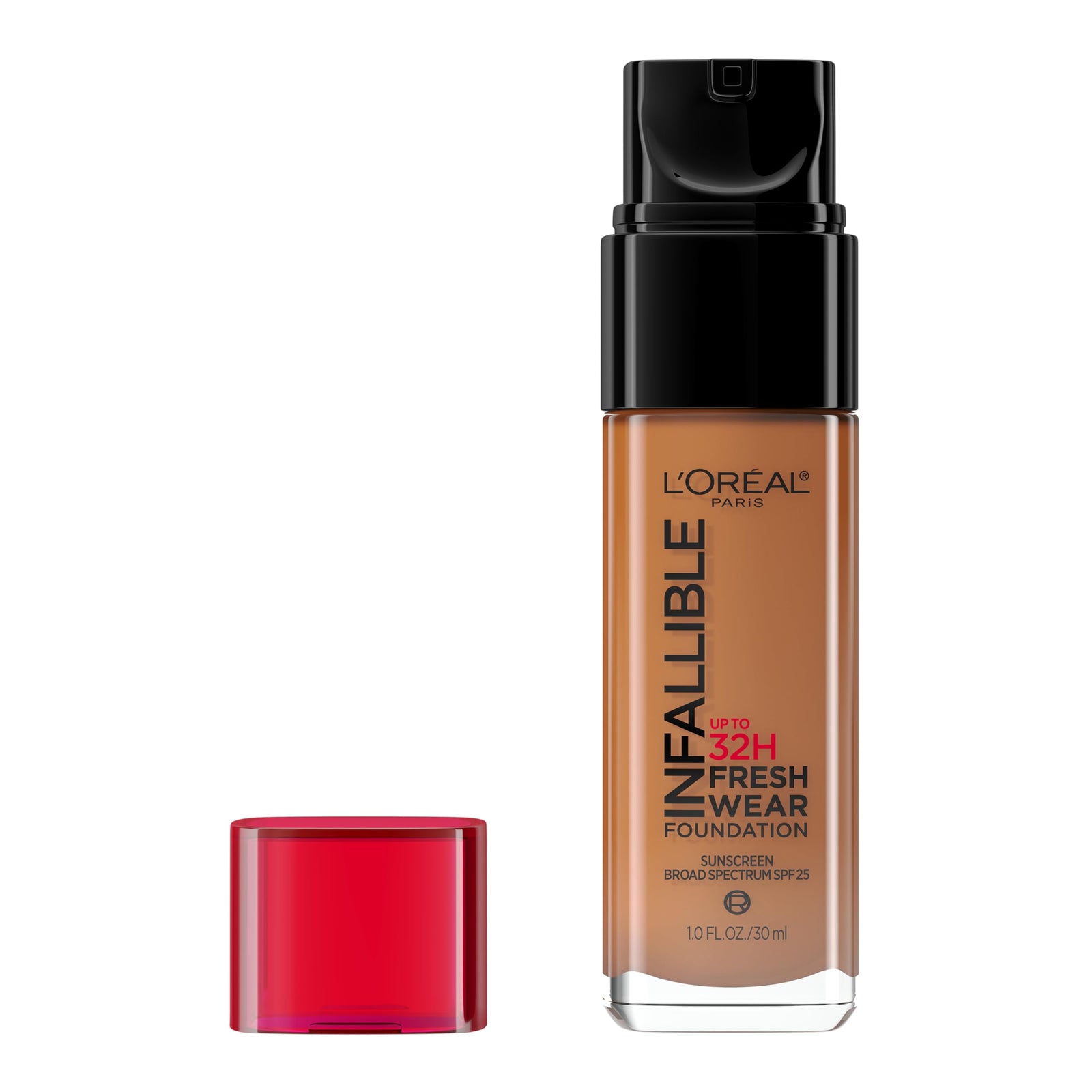 L'Oreal Paris Makeup Infallible Up to 32 Hour Fresh Wear Lightweight Foundation, 440 Natural Rose, 1 Fl Oz, Packaging May Vary