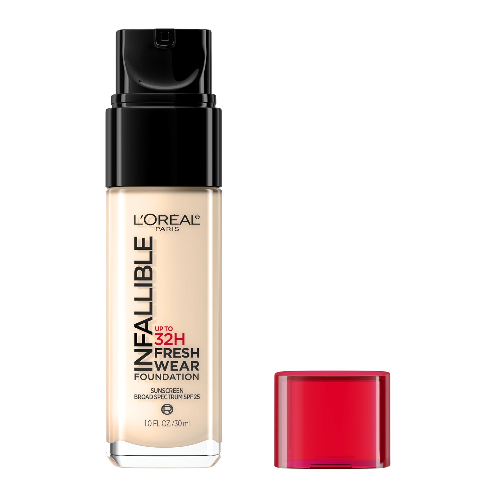 L'Oreal Paris Makeup Infallible Up to 32 Hour Fresh Wear Lightweight Foundation, 440 Natural Rose, 1 Fl Oz, Packaging May Vary