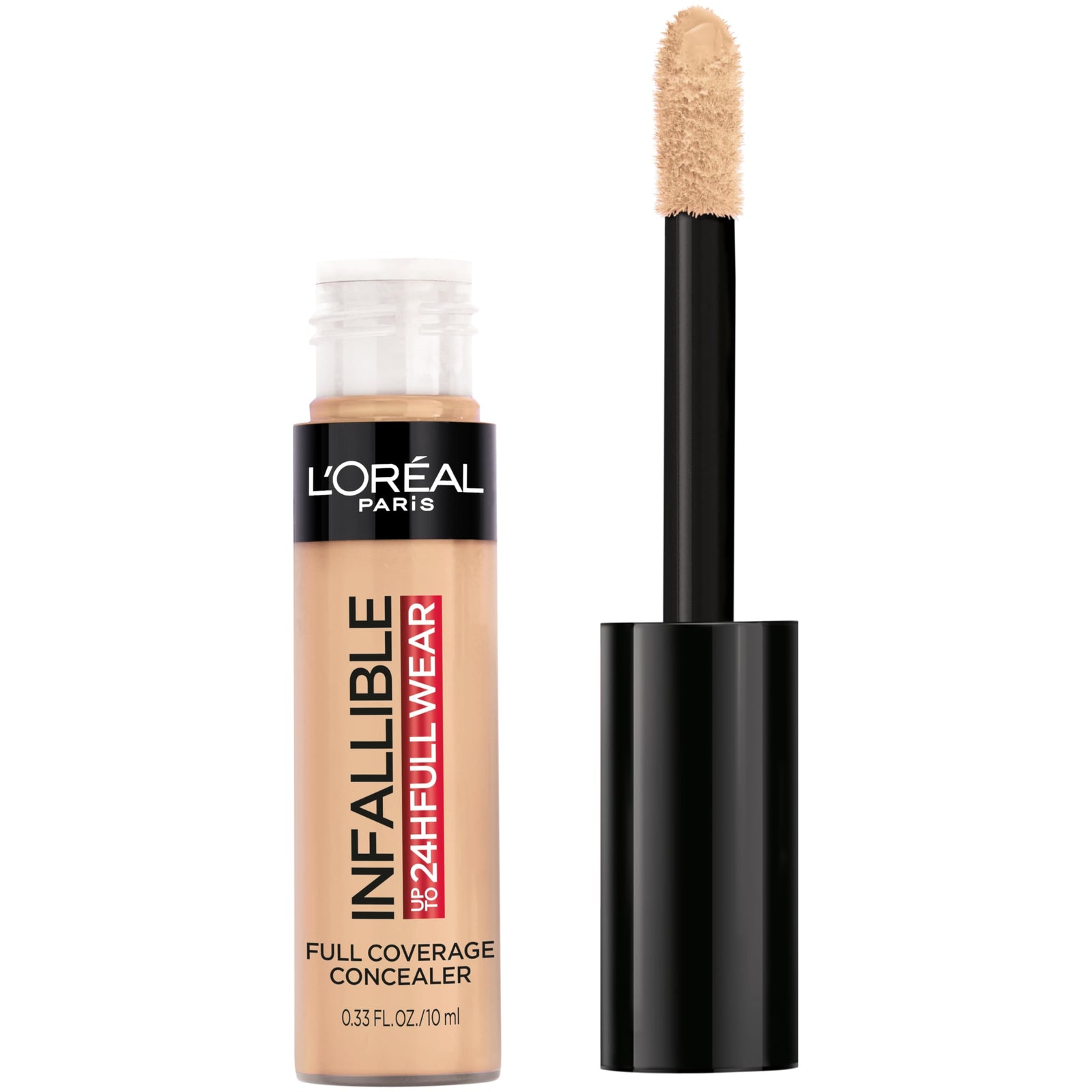 L'Oreal Paris Makeup Infallible Full Wear Waterproof Matte Concealer, Full Coverage, Amber, 0.33 fl. oz.