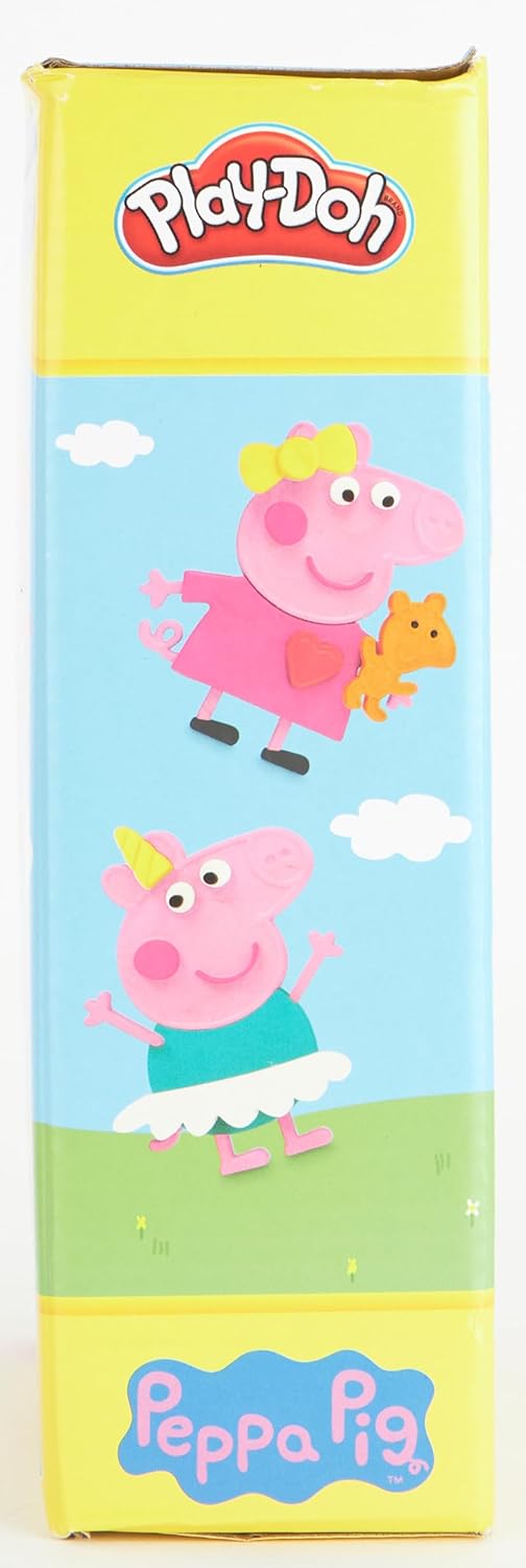 Play-Doh Peppa Pig Stylin' Set, Peppa Pig Playset with 9 Cans and 11 Tools, Peppa Pig Toys for 3 Year Old Girls and Boys and Up