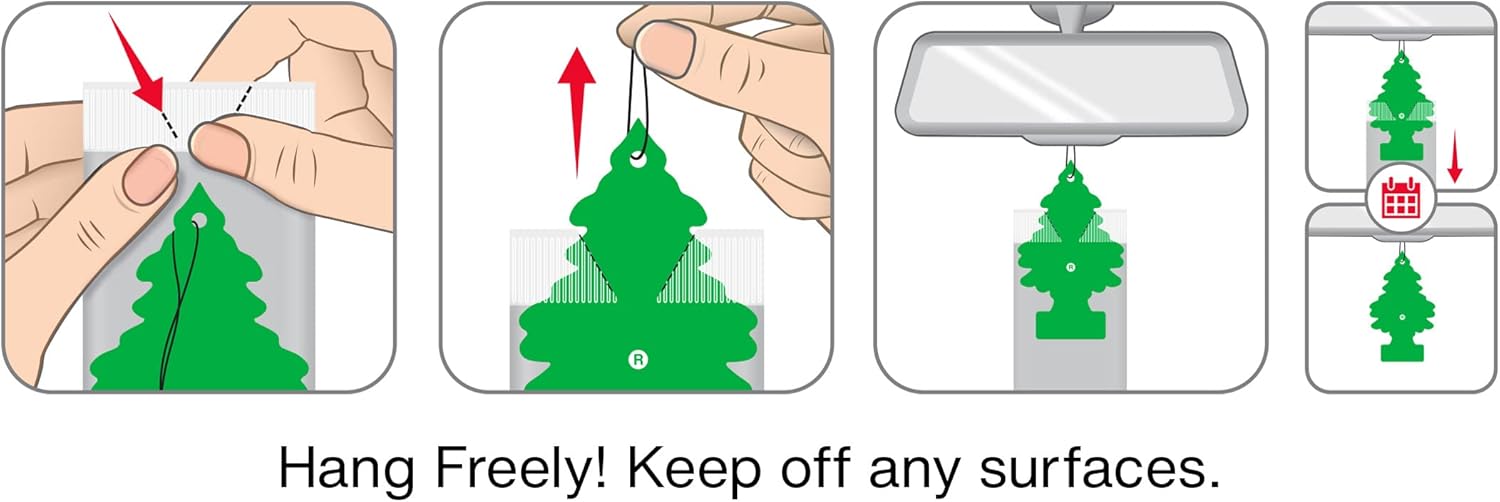 Little Trees Car Freshener New Car Scent (24 Pack)