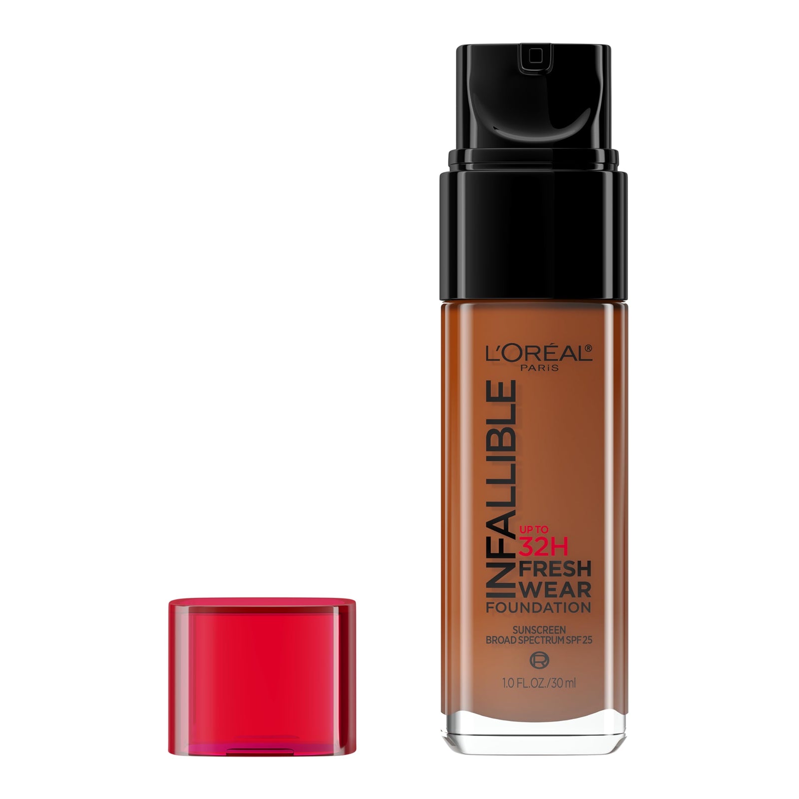 L'Oreal Paris Makeup Infallible Up to 32 Hour Fresh Wear Lightweight Foundation, 440 Natural Rose, 1 Fl Oz, Packaging May Vary