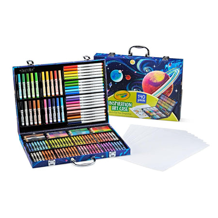 Crayola Silly Scents Mini Inspiration Art Case, Scented Crayons & Markers Set, Art Kit for Kids, Coloring Supplies, Travel Gifts for Kids, Ages 4+