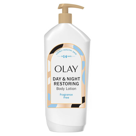 Olay Body Lotion for Women, Ultra Rich Moisture, 24hr Moisturizing & Deep Hydration, Absorbs Instantly, Penetrating Vitamin B3 Complex, For All Skin Types, Shea Butter Scent, 18 fl oz