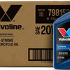 Valvoline 4-Stroke Motorcycle Full Synthetic SAE 10W-40 Motor Oil 1 QT (Pack of 3)