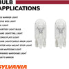 SYLVANIA - 168 Long Life Miniature - Bulb, Ideal for Interior Lighting - Map, Dome, Trunk, Cargo and License Plate (Contains 2 Bulbs)