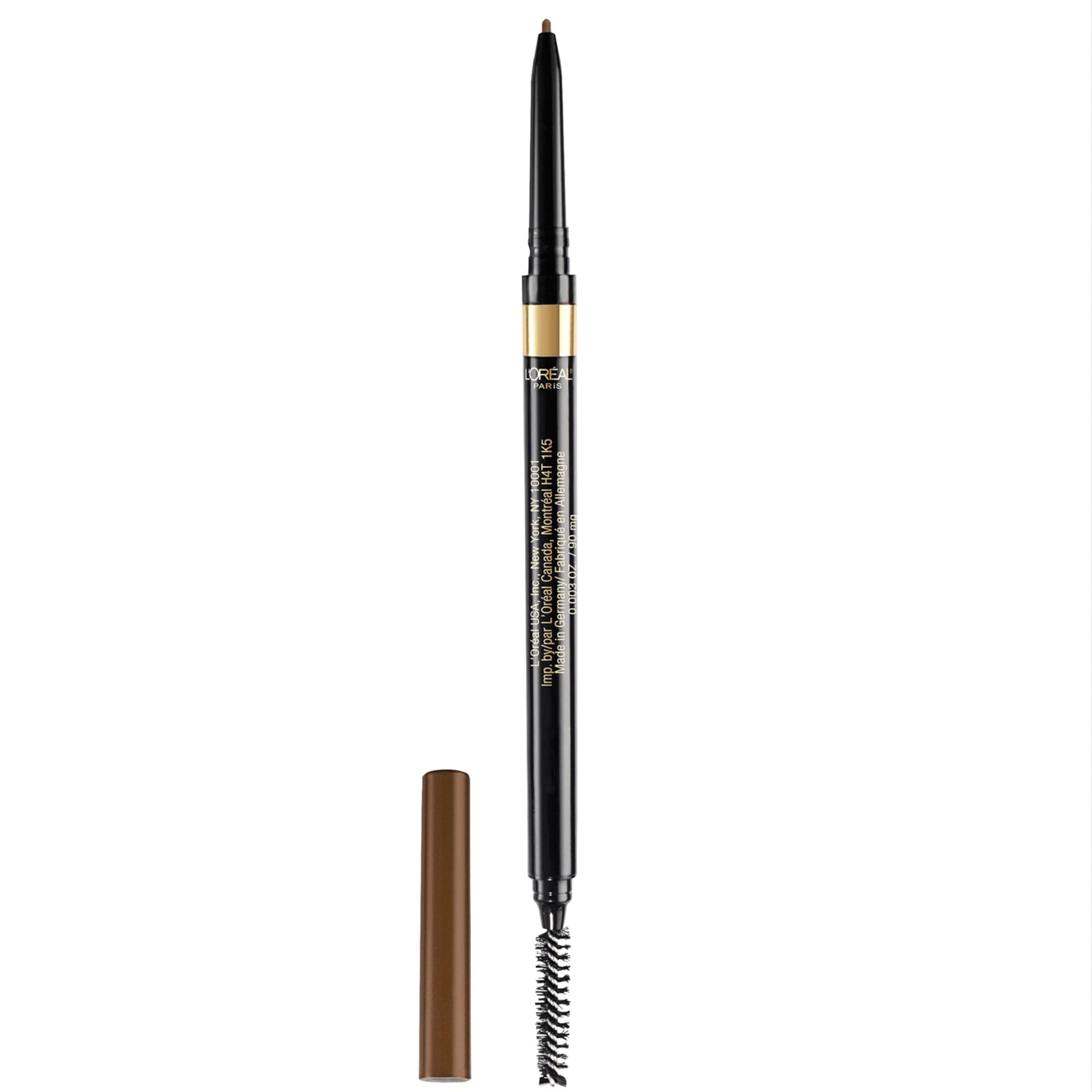 L'Oreal Paris Makeup Brow Stylist Definer Waterproof Eyebrow Pencil, Ultra-Fine Mechanical Pencil, Draws Tiny Brow Hairs and Fills in Sparse Areas and Gaps, Blonde, 0.003 Ounce (Pack of 2)