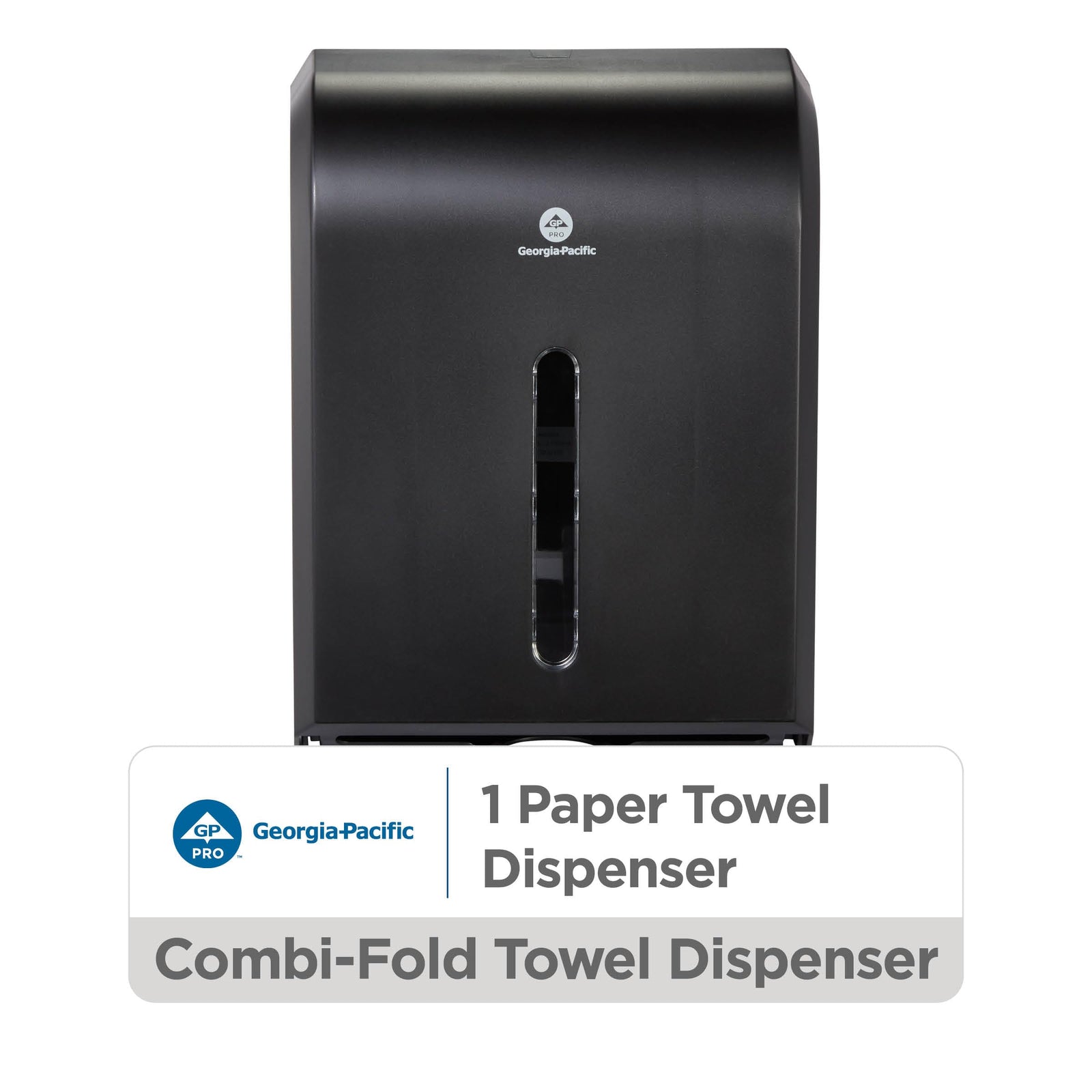 Georgia-Pacific Combi-Fold Paper Towel Dispenser, Black
