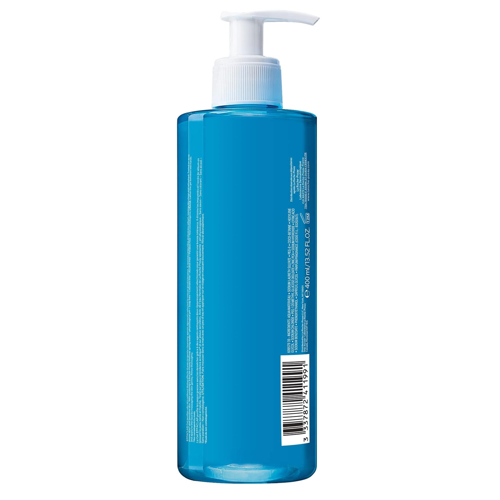 La Roche-Posay Effaclar Purifying Foaming Gel Cleanser for Oily Skin, With Zinc Pidolate To Remove Excess Oil, Alcohol Free & Oil Free, Face Wash For Oily Skin, Dermatologist & Sensitive Skin Tested