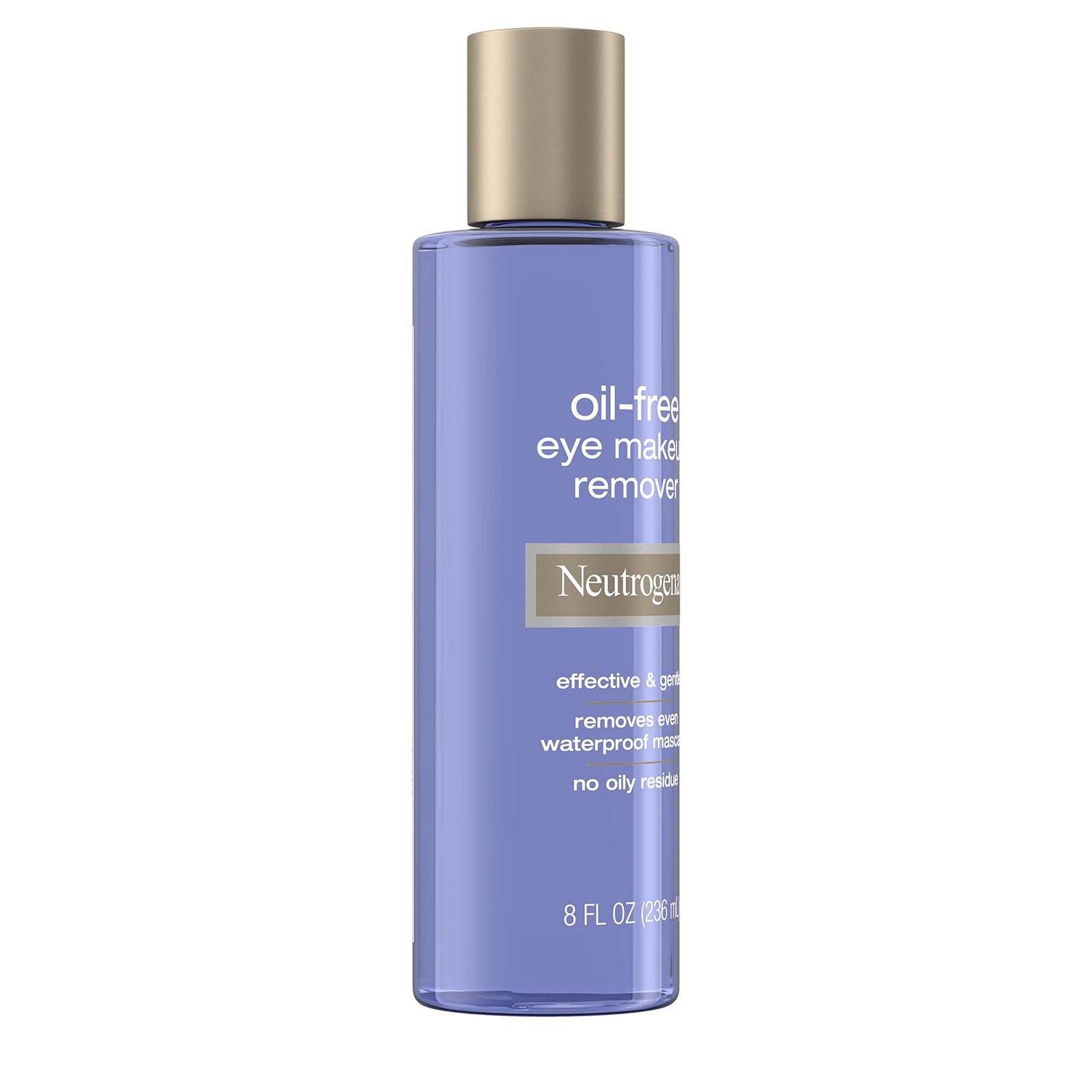 Neutrogena Gentle Oil-Free Eye Makeup Remover & Cleanser for Sensitive Eyes, Non-Greasy Makeup Remover, Removes Waterproof Mascara, Dermatologist & Ophthalmologist Tested, 5.5 fl. oz, 3 Pack