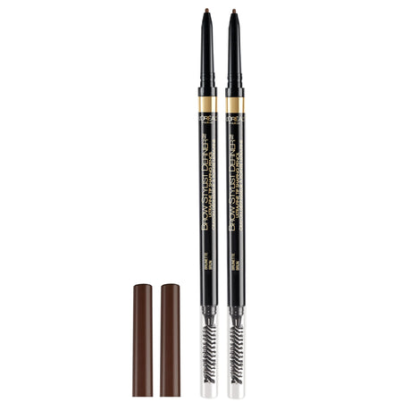 L'Oreal Paris Makeup Brow Stylist Definer Waterproof Eyebrow Pencil, Ultra-Fine Mechanical Pencil, Draws Tiny Brow Hairs and Fills in Sparse Areas and Gaps, Blonde, 0.003 Ounce (Pack of 2)