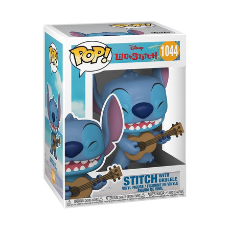Funko Pop Disney: Lilo & Stitch - Stitch with Ukelele - Collectable Vinyl Figure - Gift Idea - Official Merchandise - Toys for Kids & Adults - Cartoon/Animation Fans - Model Figure for Collectors