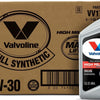 Valvoline Full Synthetic High Mileage with MaxLife Technology SAE 0W-20 Motor Oil 5 QT, Case of 3