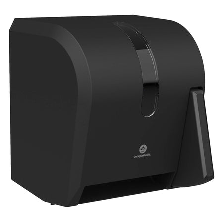 Georgia-Pacific Push Paddle Roll Paper Towel Dispenser by GP PRO, 54338A, Black
