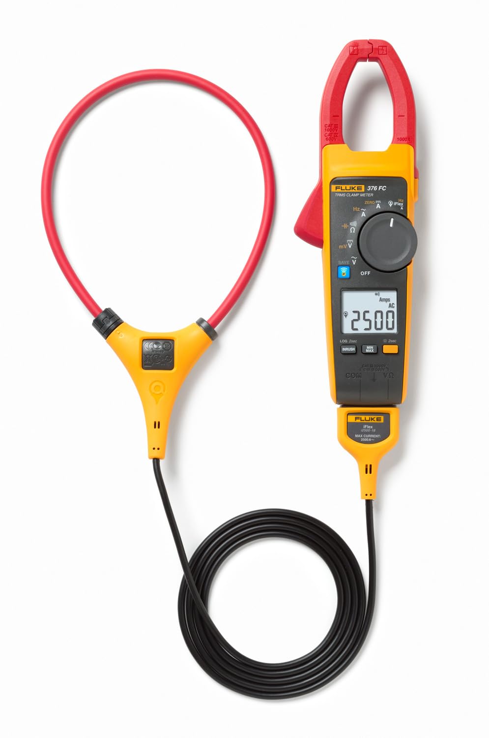 Fluke - FLUKE-376 FC 376 FC 1000A Ac/Dc TRMS Wireless Clamp W/Iflex