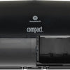 Georgia-Pacific Compact 2-Roll Side-by-Side Coreless High-Capacity Toilet Paper Dispenser by GP PRO (Georgia-Pacific); Black; 56784A; 1 Dispenser