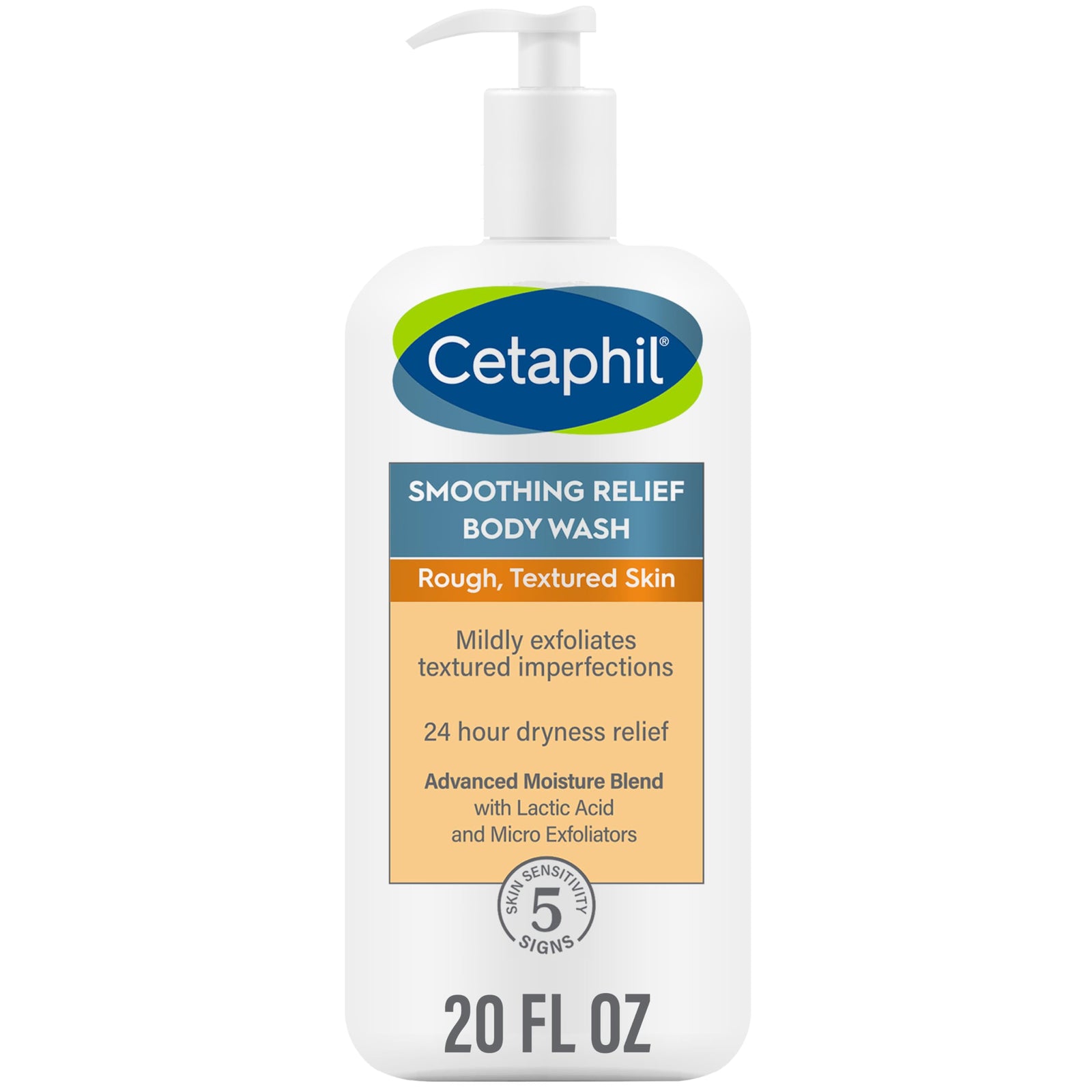 Cetaphil Ultra Gentle Refreshing Body Wash, For Dry to Normal, Sensitive Skin, 16.9oz, with Aloe Vera, Calendula, Vitamin B5, Hypoallergenic, Fragrance Free, Dermatologist Tested