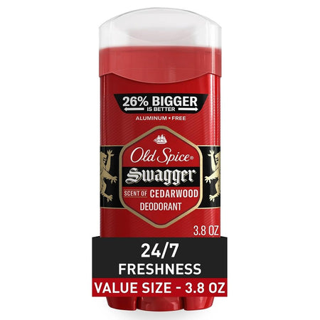 Old Spice Red Zone Collection Invisible Solid Men's Anti-Perspirant and Deodorant, Swagger Scent - 3.4 Oz