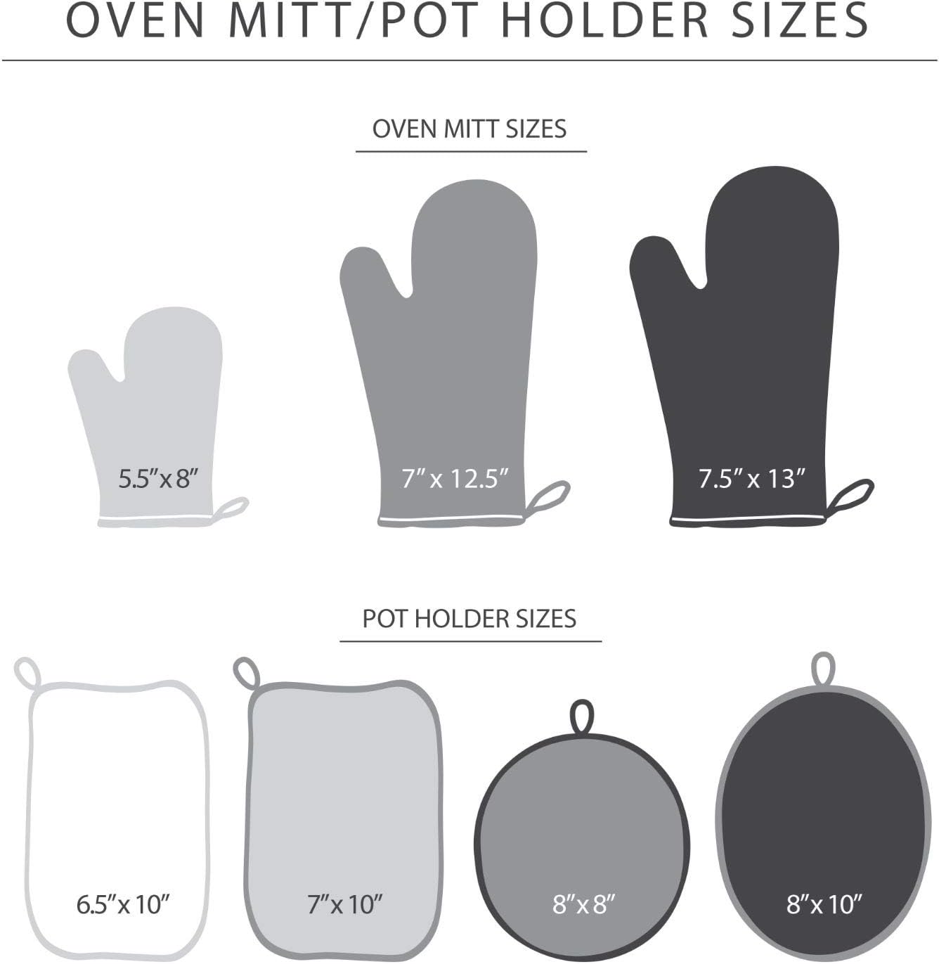KitchenAid Asteroid Mini Oven Mitt Set, 5.5"x8", Charcoal Grey, 2 Piece