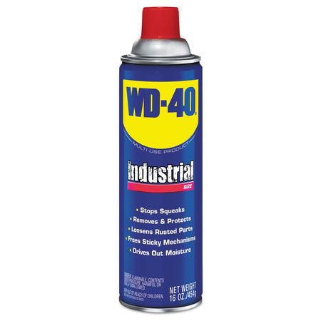 WD-40 490088 Multi-Use Product, Industrial Size, 16 OZ [12-Pack]