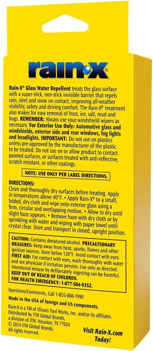 Rain-X 630168 Glass Water-Repellent Aerosol 12 oz.