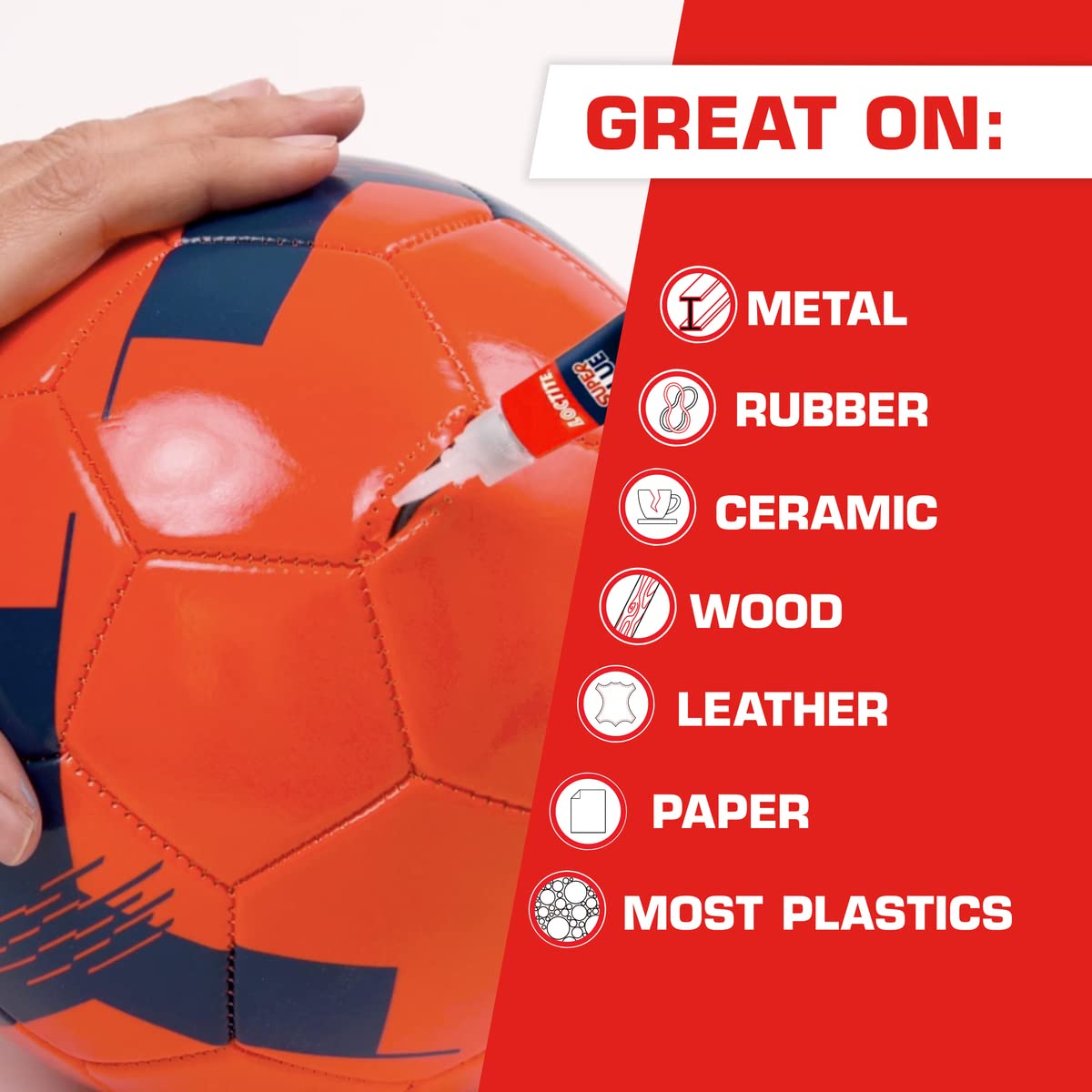 Loctite Super Glue Gel, Clear, 0.07 fl oz Tube, 1 Pack - Superglue for Plastic, Wood, Metal, Crafts & Repair, Cyanoacrylate Adhesive Instant Glue, Quick Dry