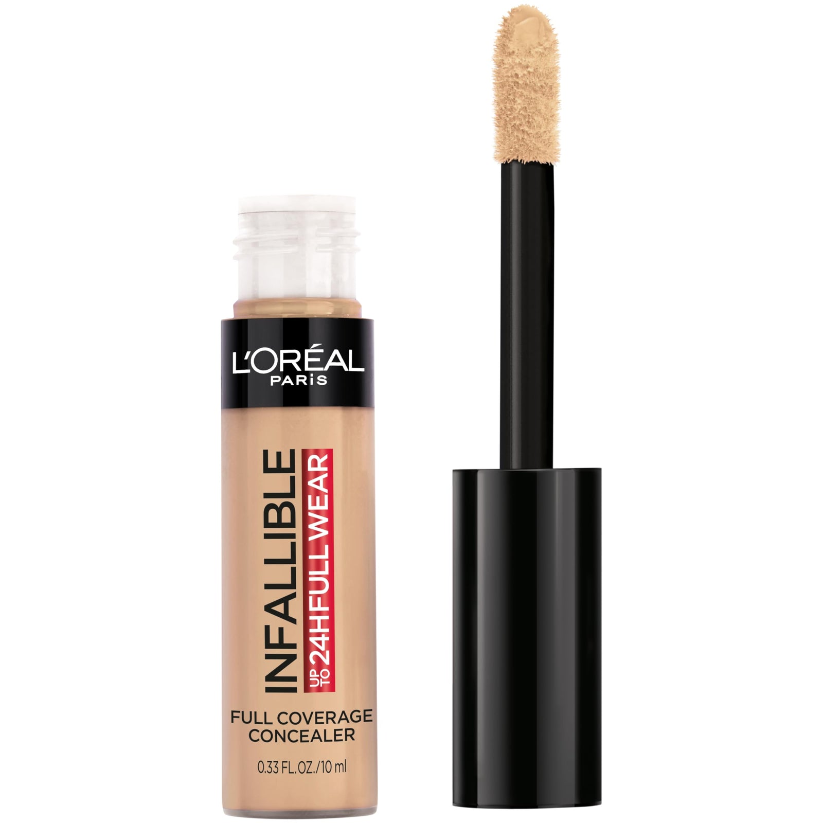 L'Oreal Paris Makeup Infallible Full Wear Waterproof Matte Concealer, Full Coverage, Amber, 0.33 fl. oz.