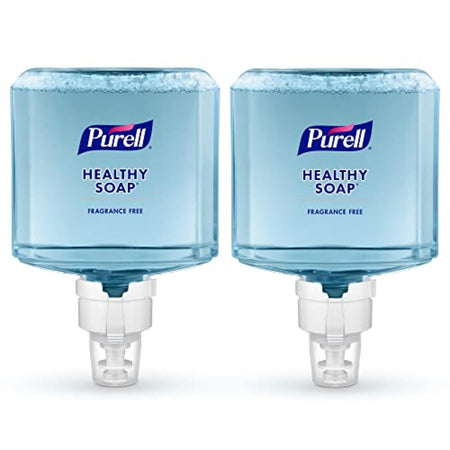 PURELL Brand HEALTHY SOAP Gentle and Free Foam, Fragrance Free, 1200 mL Refill for PURELL ES8 Automatic Soap Dispenser (Pack of 2) - 7772-02 - Manufactured by GOJO, Inc.