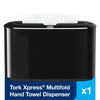 Tork Xpress Paper Towel Dispenser and Tork Multifold Hand Towel Natural H2