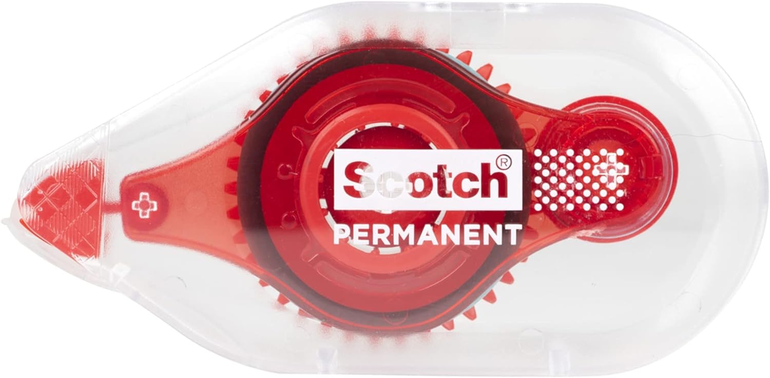 Scotch Adhesive Dot Roller Value Pack, .31 in x 49 ft, Great for Home Office, Scrapbooking, and Art Projects, 4-Pack