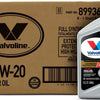 Valvoline Full Synthetic High Mileage with MaxLife Technology SAE 0W-20 Motor Oil 5 QT, Case of 3