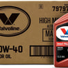 Valvoline Full Synthetic High Mileage with MaxLife Technology SAE 0W-20 Motor Oil 5 QT, Case of 3
