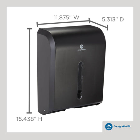 Georgia-Pacific Combi-Fold Paper Towel Dispenser, Black