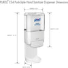 PURELL ES4 Manual Hand Sanitizer Dispenser, White, Compatible with 1200 mL PURELL ES4 Hand Sanitizer Refills (Pack of 1) - 5020-01