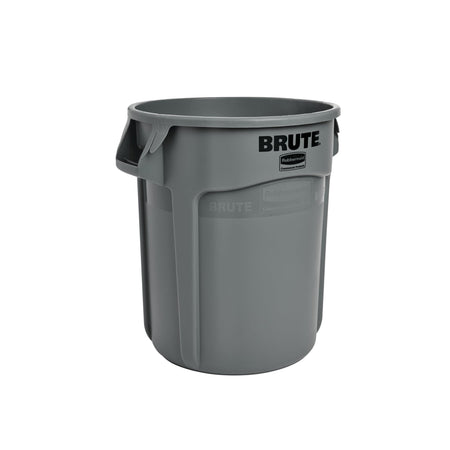 Rubbermaid Commercial Products BRUTE Heavy-Duty Round Trash/Garbage Can, 20-Gallon, Yellow, Outdoor Waste Container for Landscapers/Construction/Restaurants/Back of House/Offices/Warehouses, Pack of 6