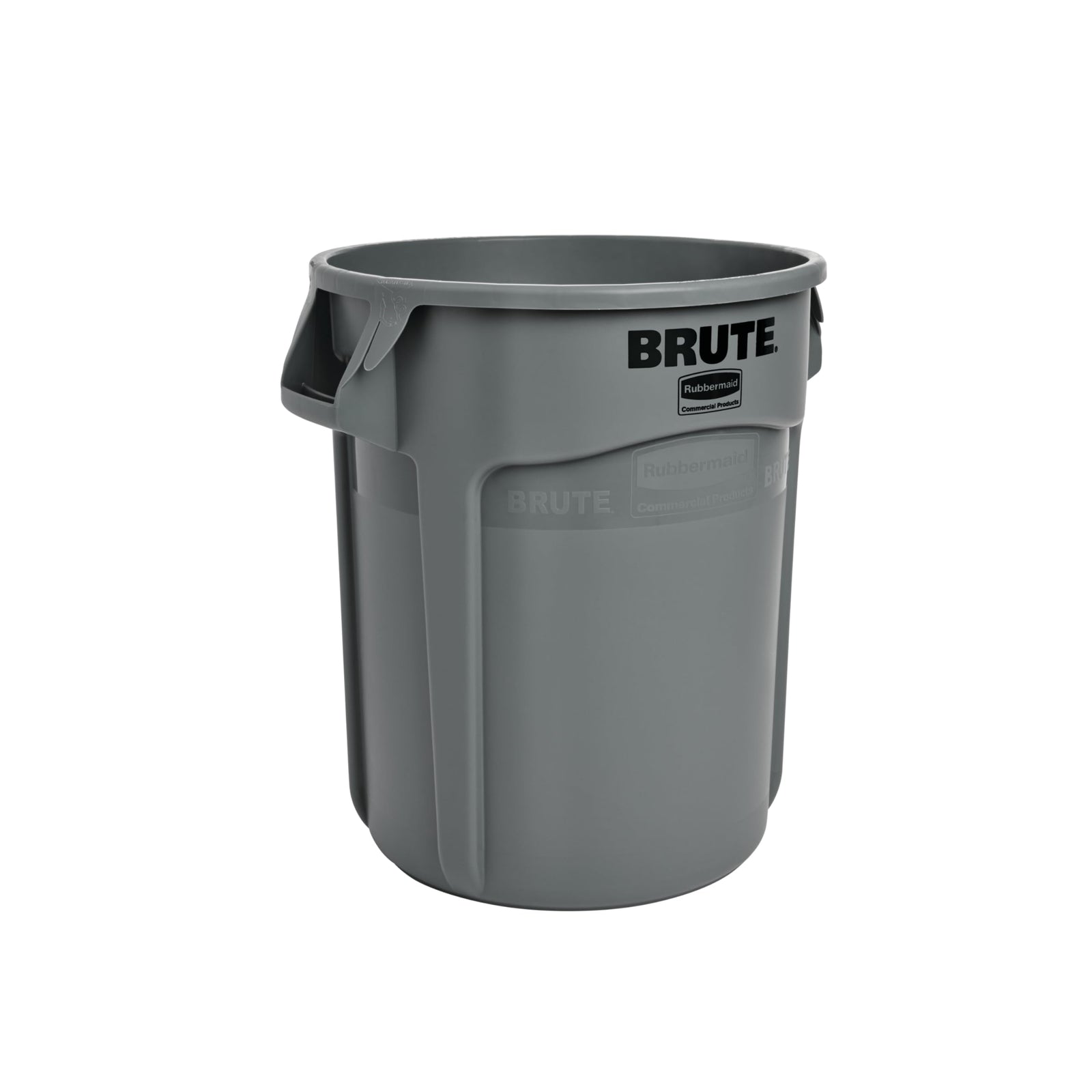 Rubbermaid Commercial Products BRUTE Heavy-Duty Round Trash/Garbage Can, 20-Gallon, Yellow, Outdoor Waste Container for Landscapers/Construction/Restaurants/Back of House/Offices/Warehouses, Pack of 6