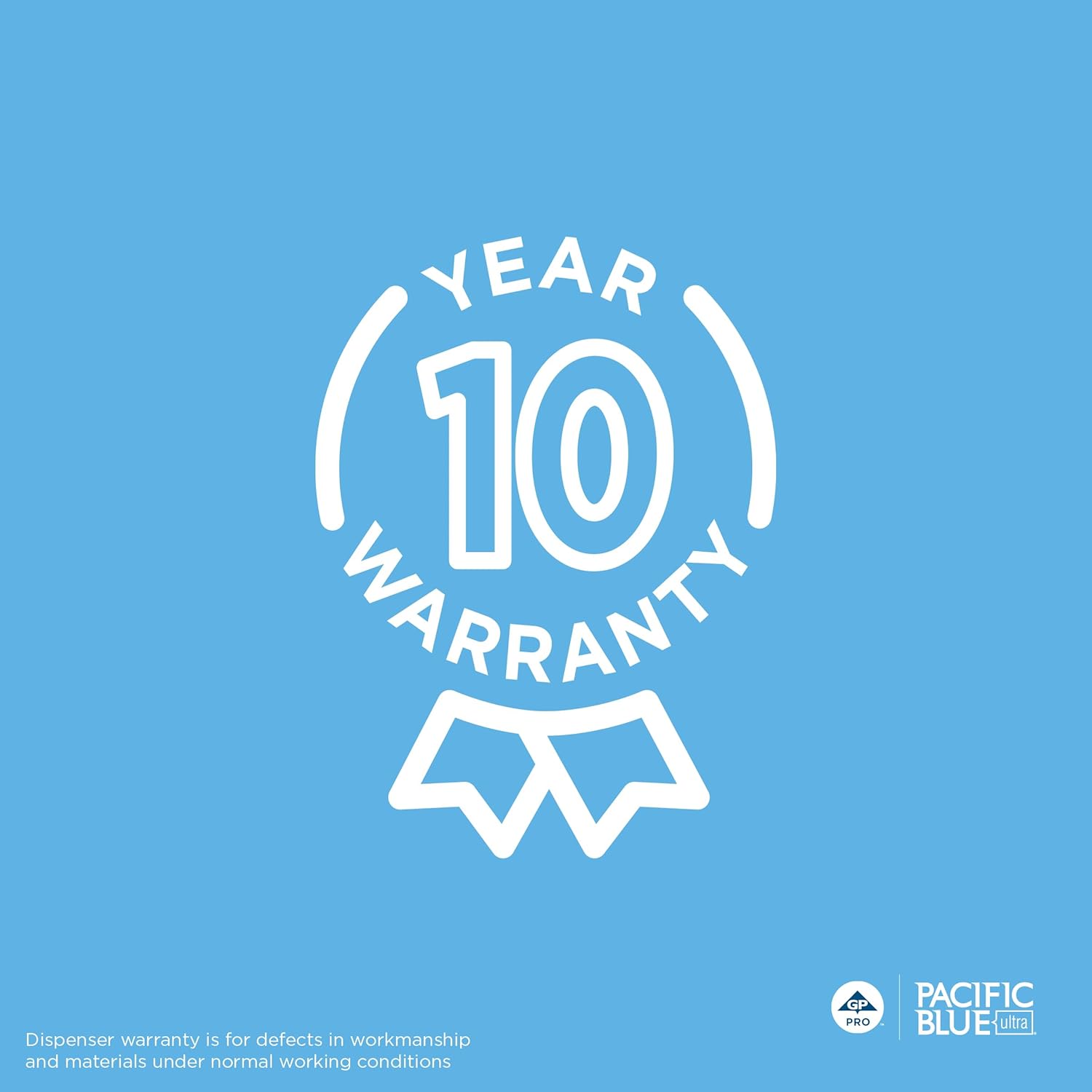 Pacific Blue Ultra 8" High-Capacity Automated Touchless Paper Towel Dispenser Starter Kit by GP PRO (Georgia-Pacific), Black Dispenser (59590) 1 White Towel Roll (26491)