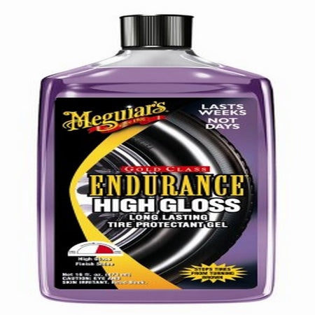 Meguiar's G7516 Endurance Tire Gel, Premium Tire Gel for a Lasting Glossy Shine - 16 Oz Bottle, PURPLE