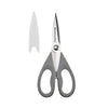 KitchenAid All Purpose Kitchen Shears with Protective Sheath Durable Stainless Steel Scissors, Dishwasher Safe, Soft Grip Comfort Handle, 8.72 Inch, Aqua Sky