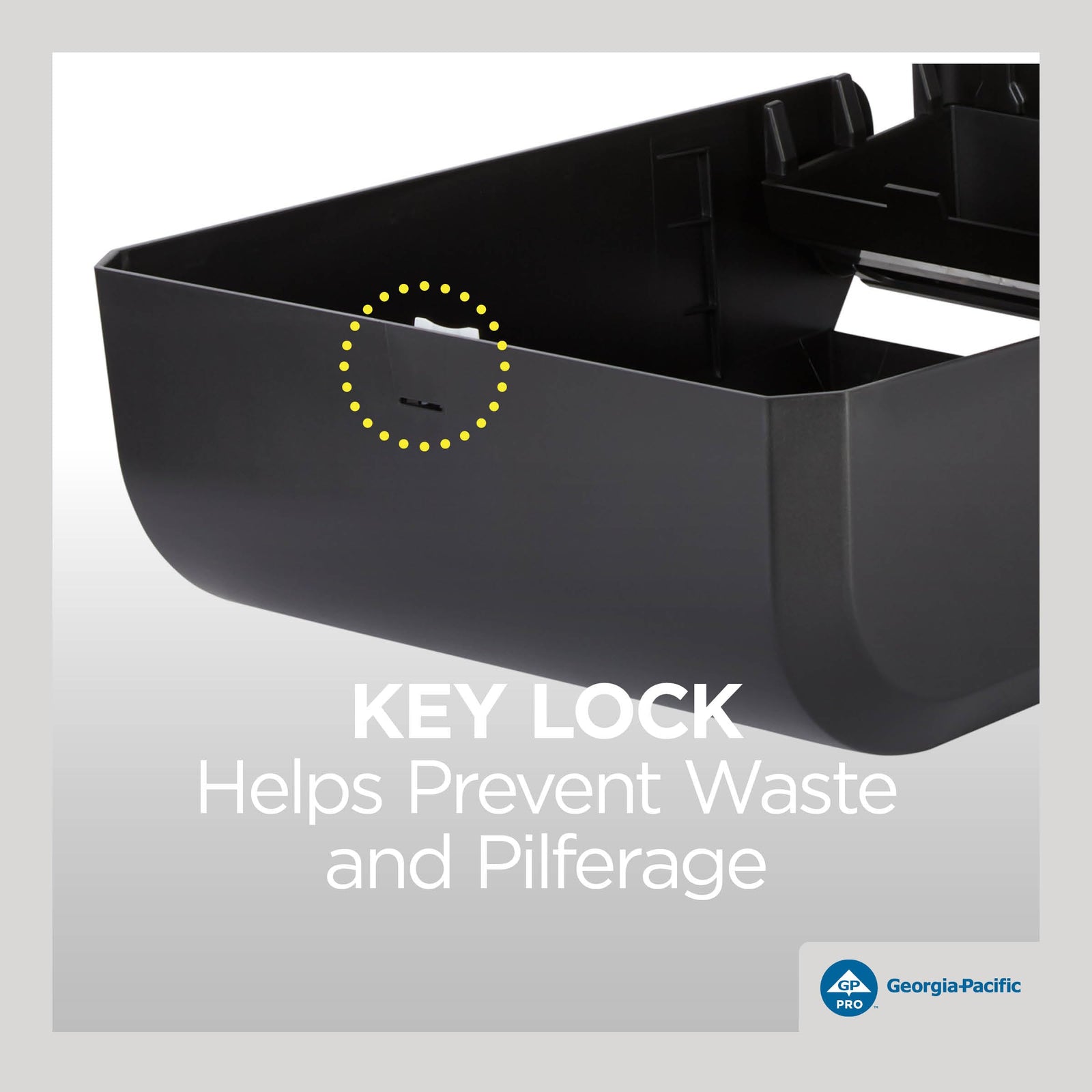 Georgia-Pacific Combi-Fold Paper Towel Dispenser, Black