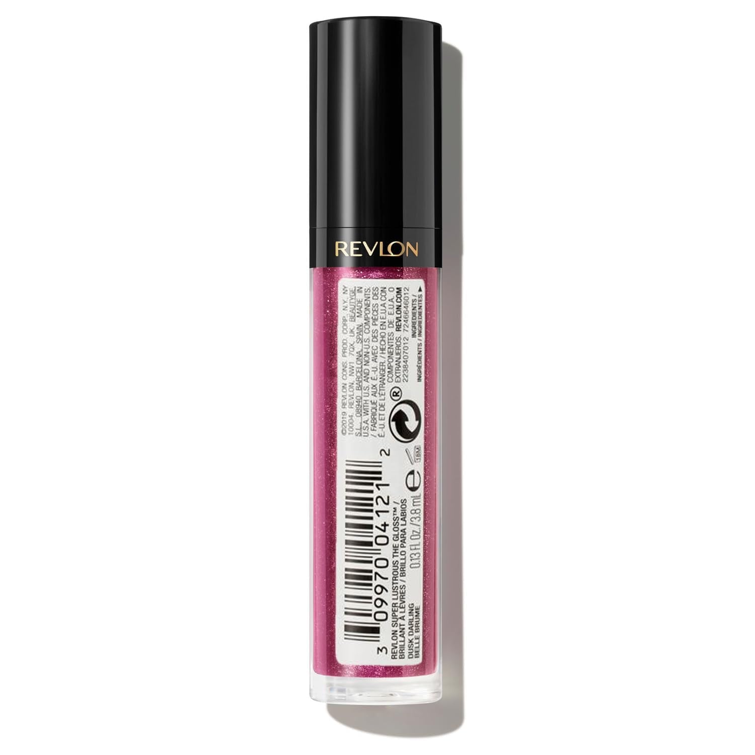 Revlon Super Lustrous Lip Gloss, Non-Sticky, Hydrating, High Shine Finish, 200 Crystal Clear, 0.13 oz