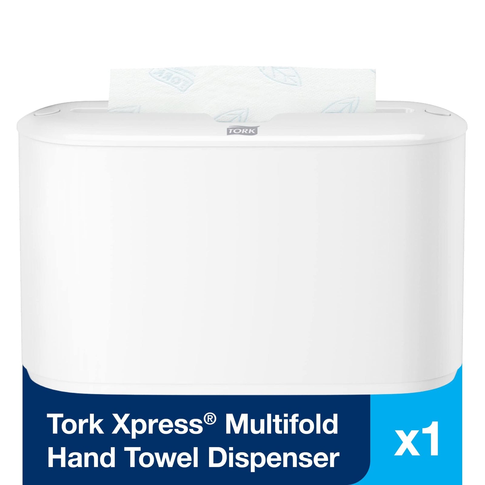 Tork Xpress Paper Towel Dispenser and Tork Multifold Hand Towel Natural H2