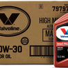 Valvoline Full Synthetic High Mileage with MaxLife Technology SAE 0W-20 Motor Oil 5 QT, Case of 3