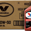 Valvoline Full Synthetic High Mileage with MaxLife Technology SAE 0W-20 Motor Oil 5 QT, Case of 3