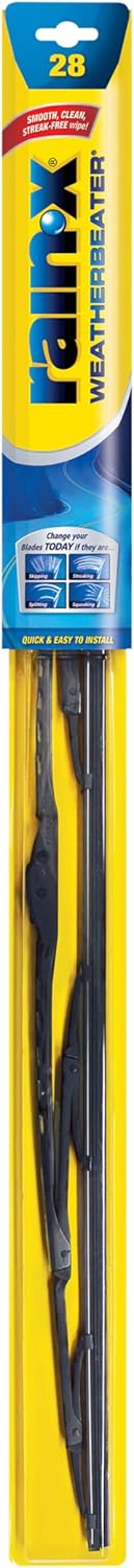 Rain-X 820146 WeatherBeater Wiper Blades, 24" and 20" Windshield Wipers (Pack of 2), Automotive Replacement Windshield Wiper Blades That Meet Or Exceed OEM Quality And Durability Standards