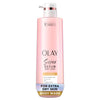 Olay Super Serum Body Wash for Normal Skin, 24hr Long Lasting Hydration, 5+ Ingredient Serum Complex for Bright Even Firm Luminous Skin, 18.5 fl oz