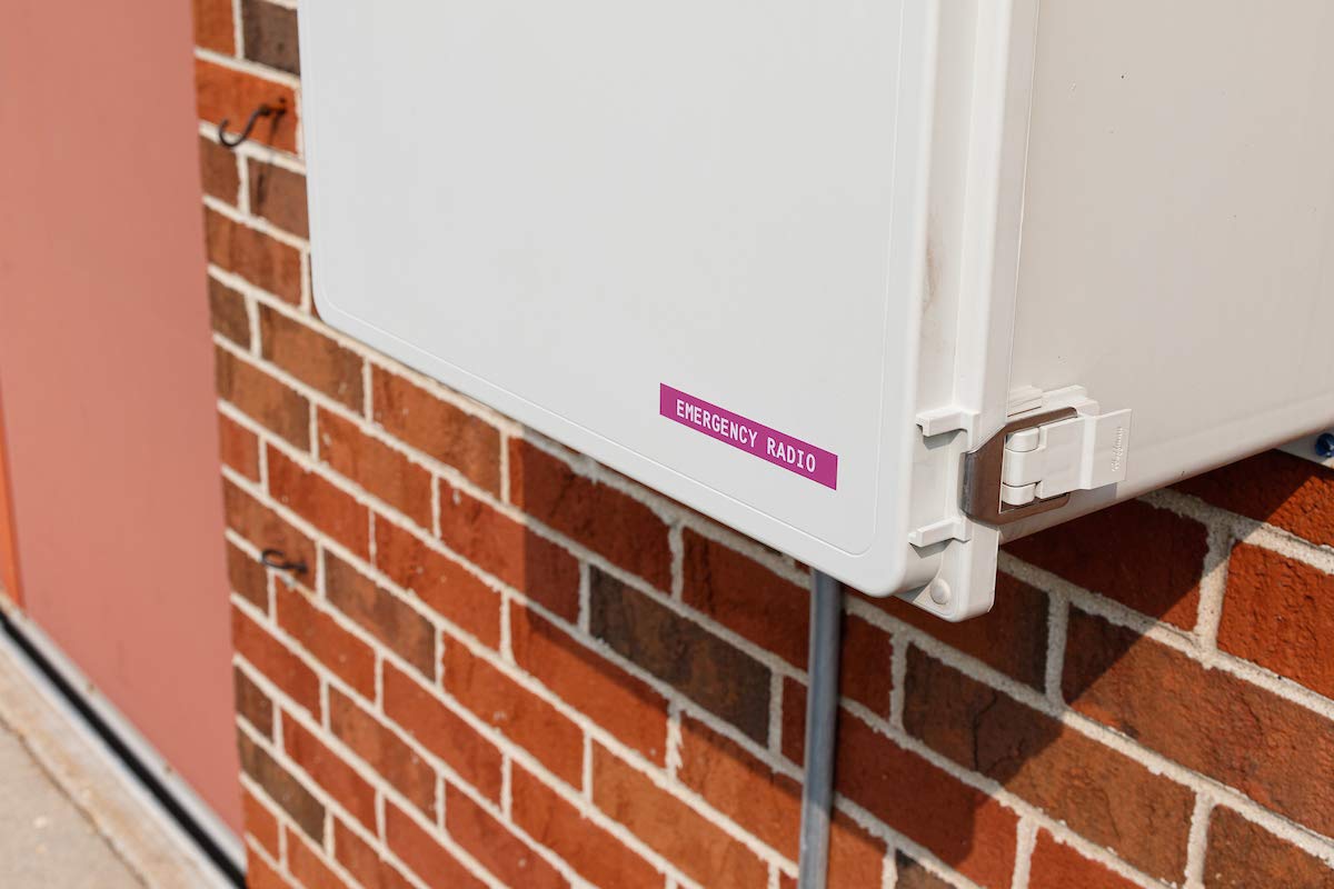 Brady Authentic (M21-375-595-BR) All-Weather Vinyl Label for Indoor/Outdoor ID, Lab and Equipment Labeling, White on Brown- ForM210, M210-LAB, M211, BMP21-PLUS and BMP21-LAB Printers, .375" W, 21' L