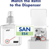 PURELL ES4 Manual Hand Sanitizer Dispenser, White, Compatible with 1200 mL PURELL ES4 Hand Sanitizer Refills (Pack of 1) - 5020-01