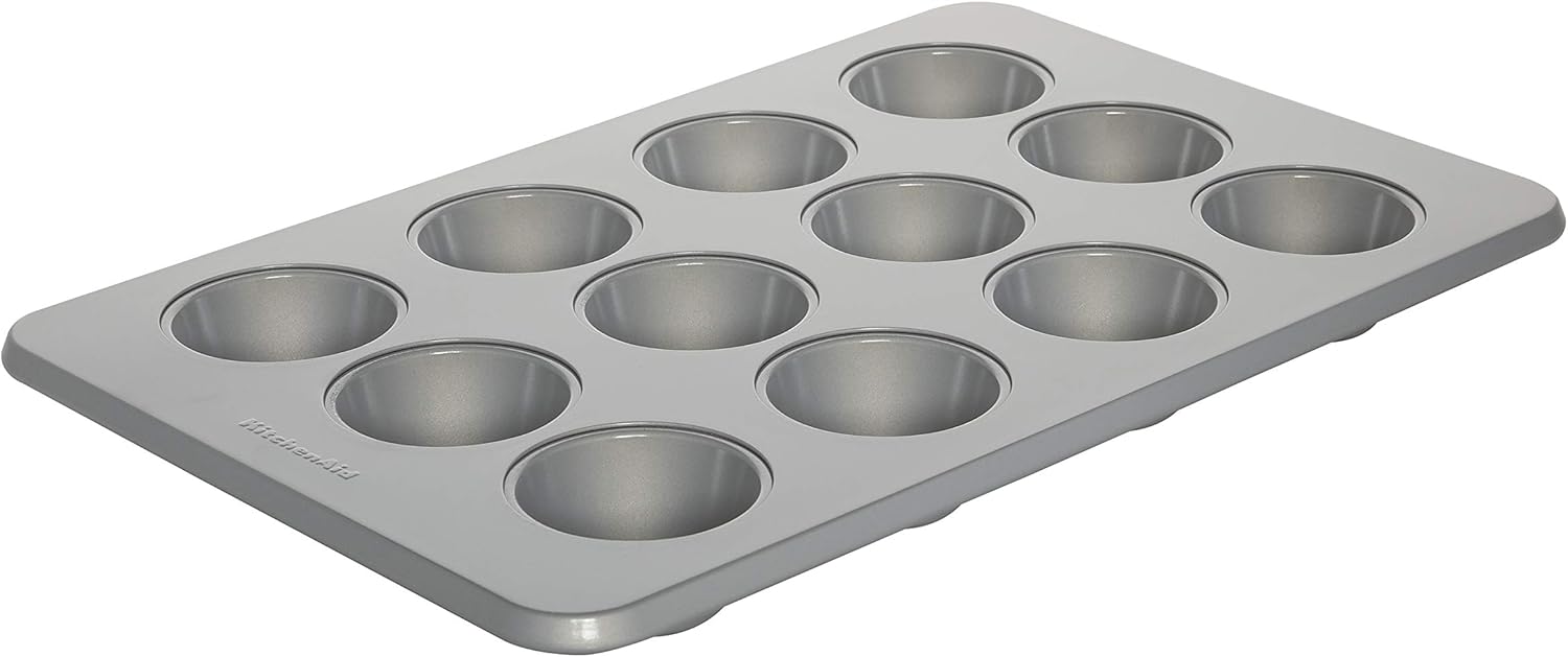 KitchenAid Non-stick Muffin Pan, 12 Cup, Evergreen